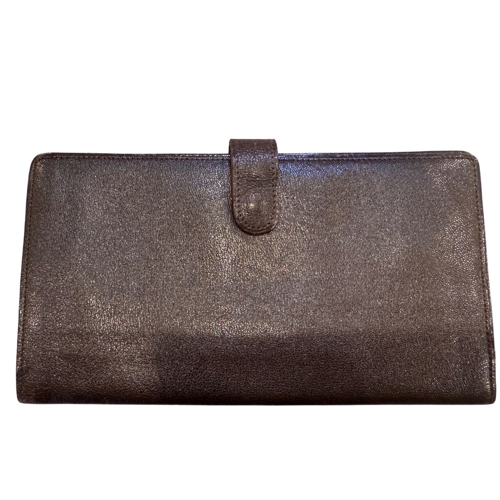 W.W. Winship Boston Vintage Leather Travel Wallet Made in England 8x4.5" 
Prelov